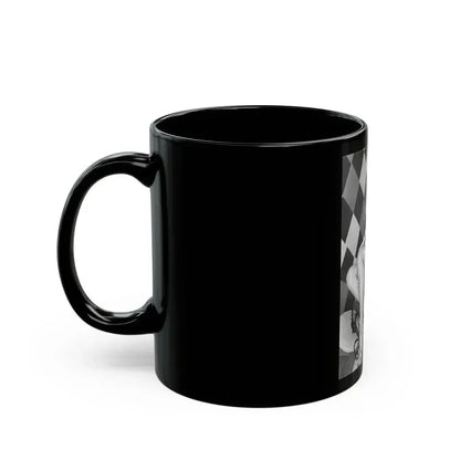 Bettie Page #651 (Vintage Female Icon) Black Coffee Mug - Go Mug Yourself