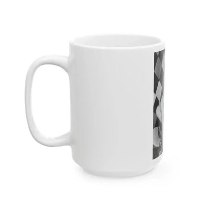 Bettie Page #651 (Vintage Female Icon) White Coffee Mug - Go Mug Yourself