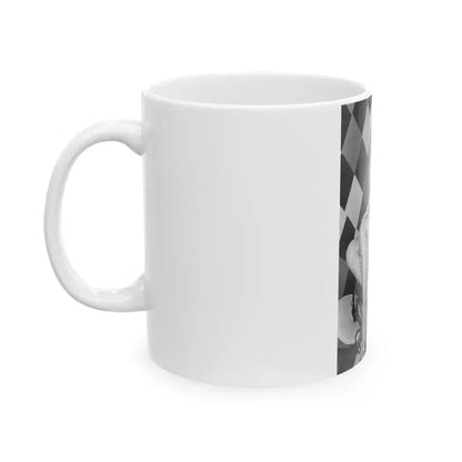 Bettie Page #651 (Vintage Female Icon) White Coffee Mug - Go Mug Yourself