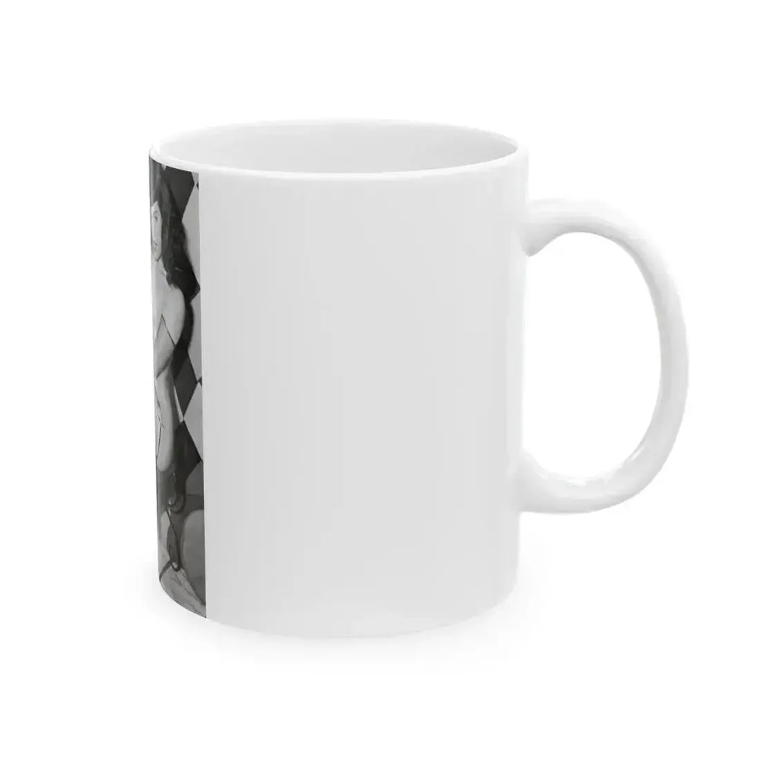 Bettie Page #651 (Vintage Female Icon) White Coffee Mug - Go Mug Yourself