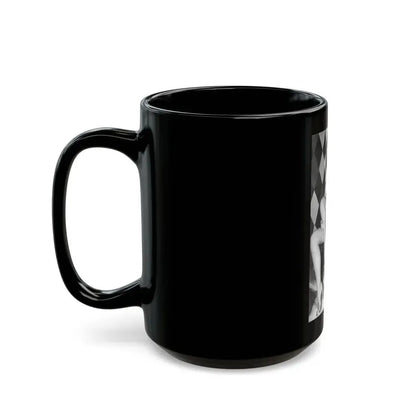 Bettie Page #654 (Vintage Female Icon) Black Coffee Mug - Go Mug Yourself