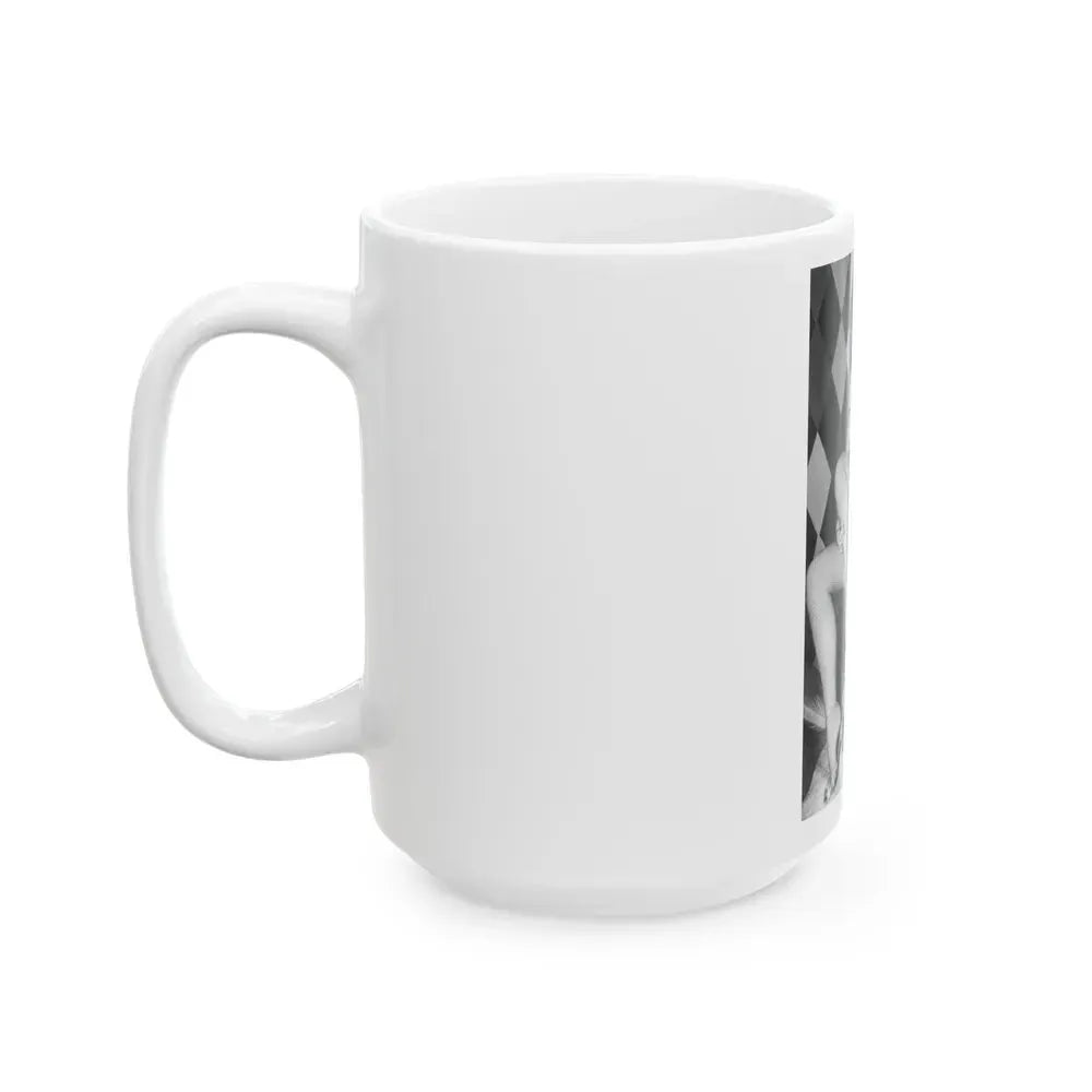 Bettie Page #654 (Vintage Female Icon) White Coffee Mug - Go Mug Yourself