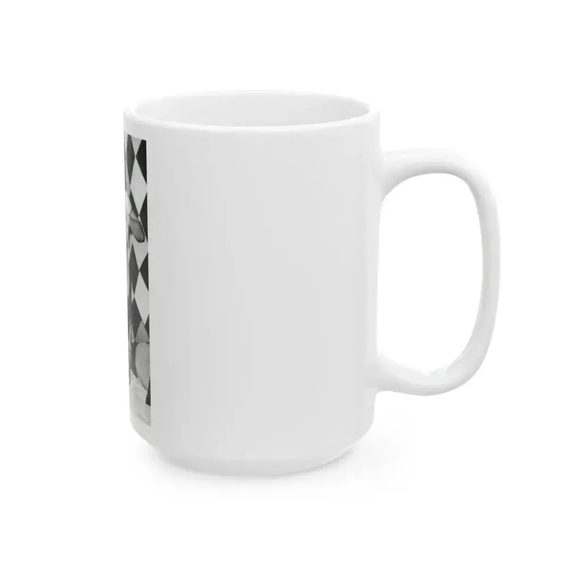 Bettie Page #654 (Vintage Female Icon) White Coffee Mug - Go Mug Yourself