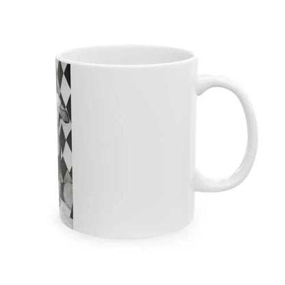 Bettie Page #654 (Vintage Female Icon) White Coffee Mug - Go Mug Yourself