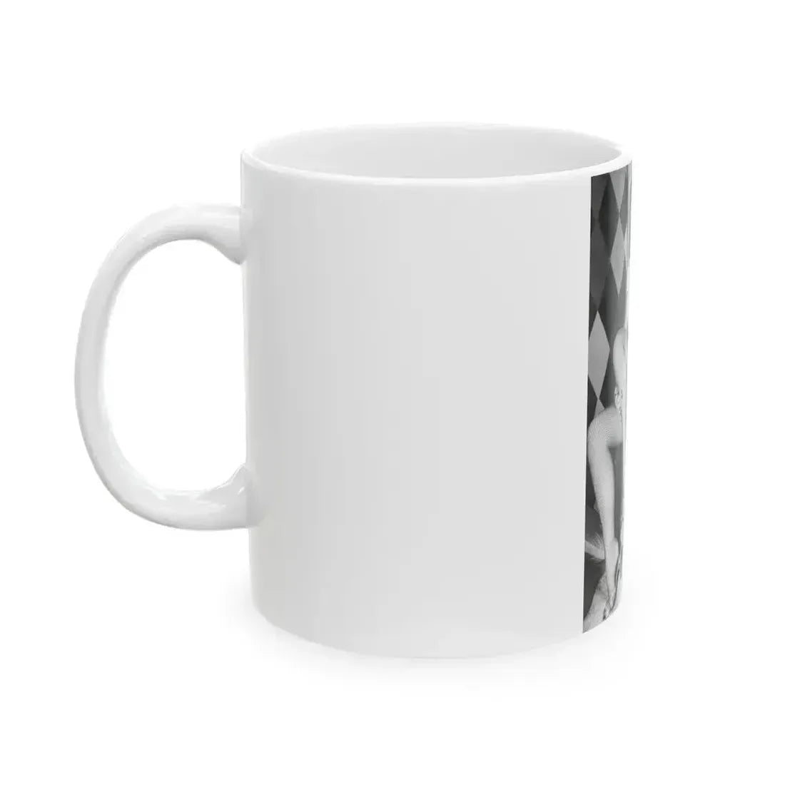 Bettie Page #654 (Vintage Female Icon) White Coffee Mug - Go Mug Yourself