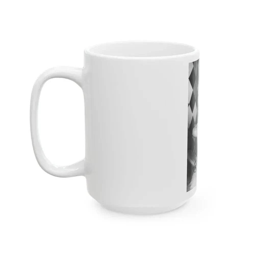 Bettie Page #655 (Vintage Female Icon) White Coffee Mug - Go Mug Yourself