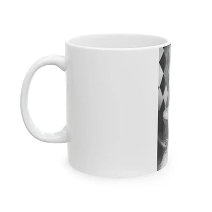 Bettie Page #655 (Vintage Female Icon) White Coffee Mug - Go Mug Yourself