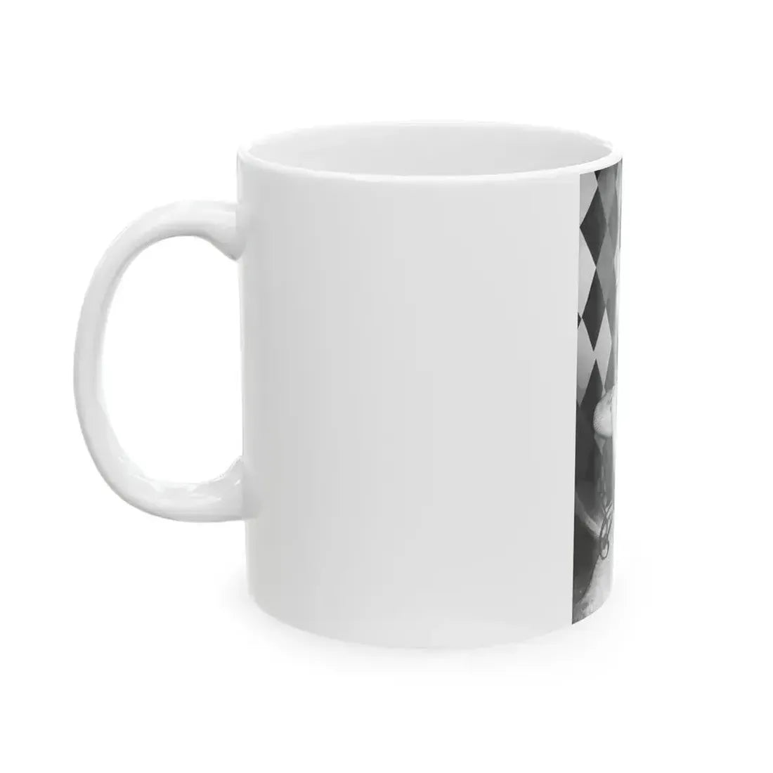 Bettie Page #655 (Vintage Female Icon) White Coffee Mug - Go Mug Yourself