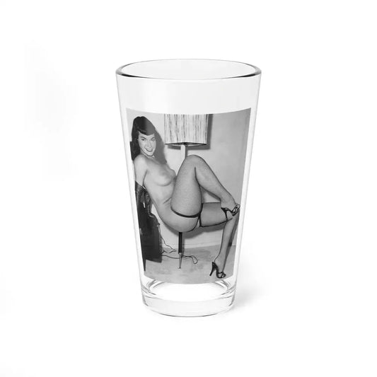 Bettie Page #657 (Vintage Female Icon) Pint Glass 16oz 16oz - Go Mug Yourself