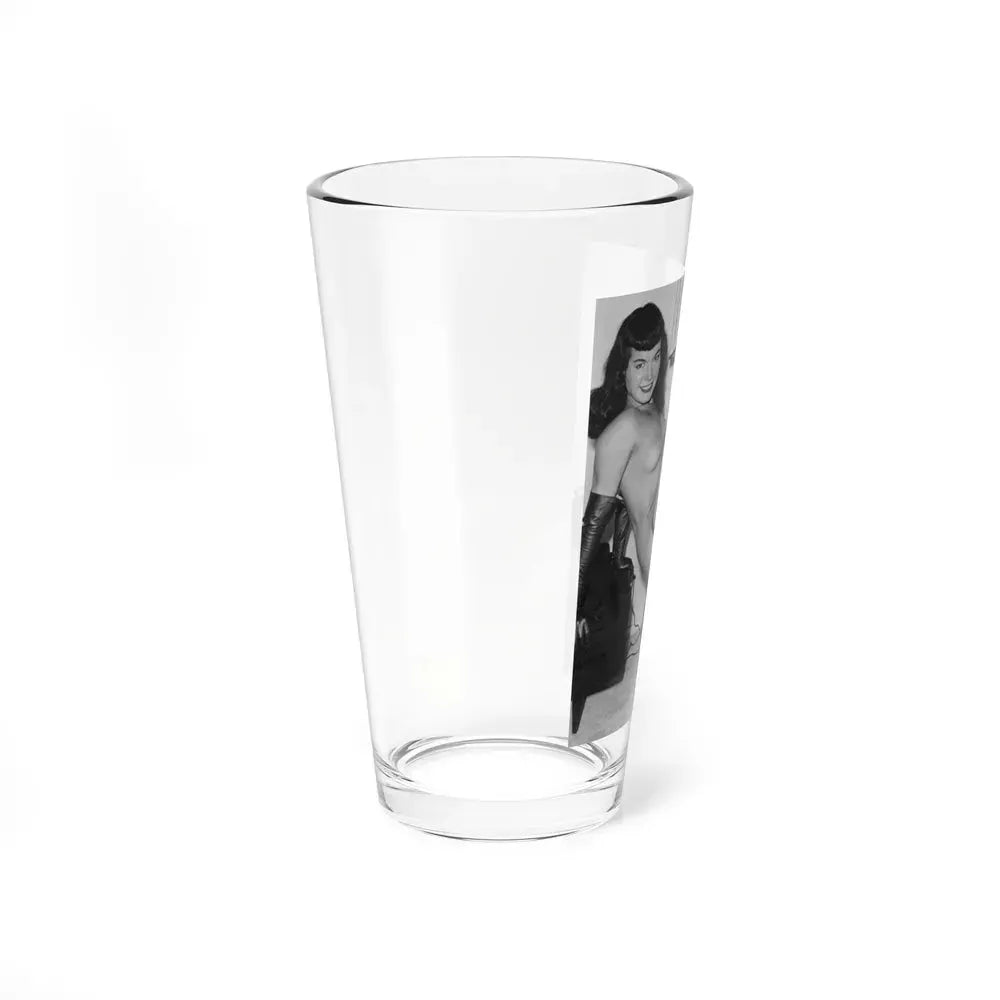 Bettie Page #657 (Vintage Female Icon) Pint Glass 16oz - Go Mug Yourself