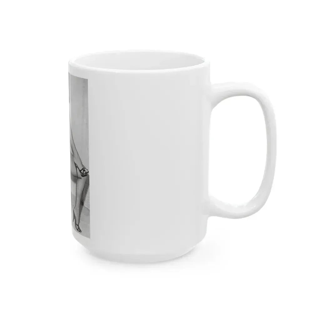 Bettie Page #657 (Vintage Female Icon) White Coffee Mug - Go Mug Yourself