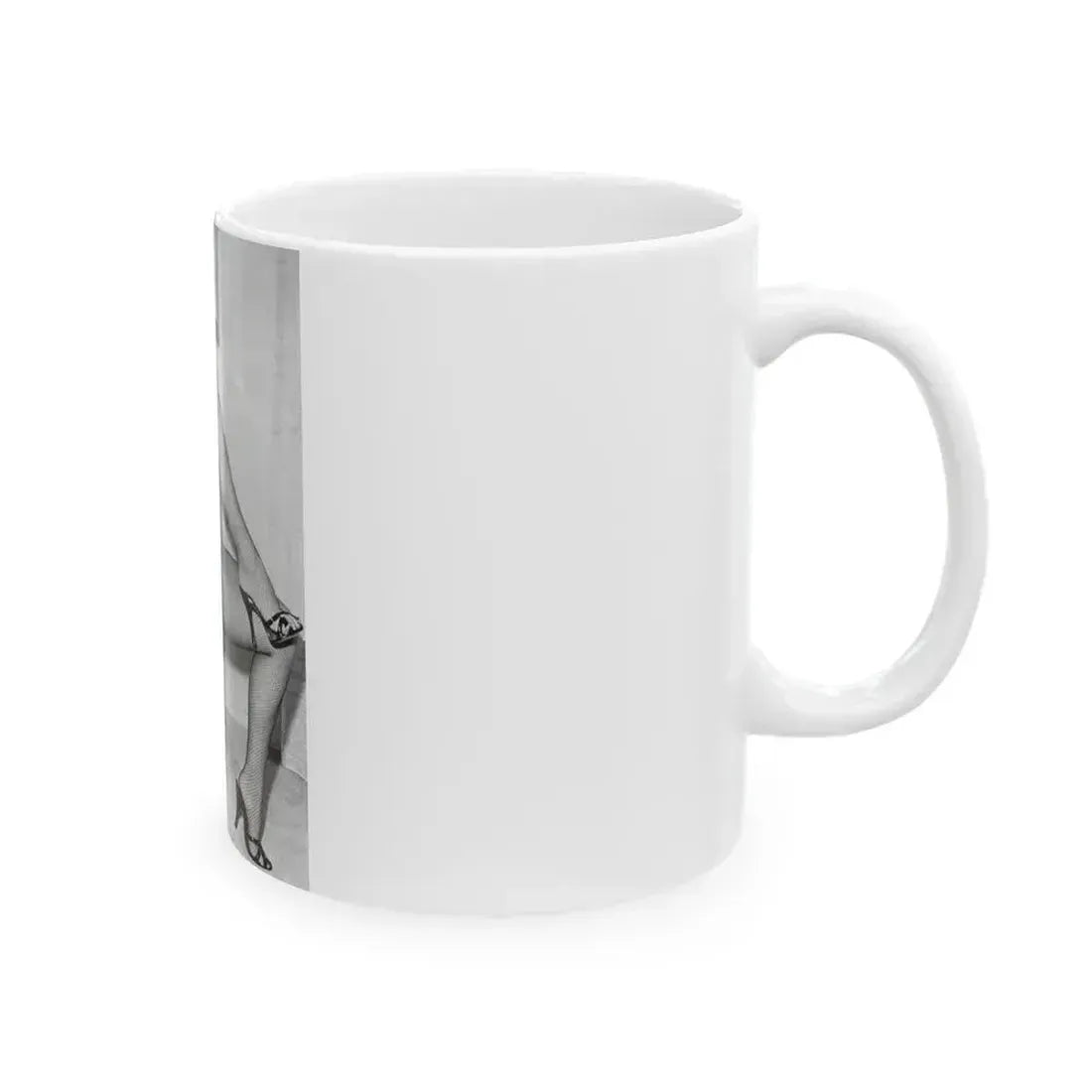 Bettie Page #657 (Vintage Female Icon) White Coffee Mug - Go Mug Yourself