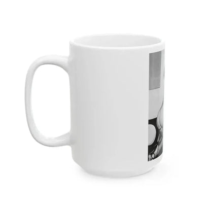 Bettie Page #658 (Vintage Female Icon) White Coffee Mug - Go Mug Yourself