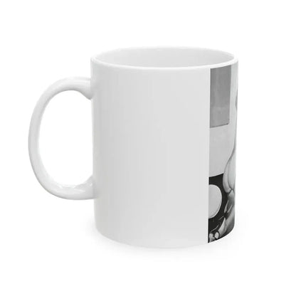 Bettie Page #658 (Vintage Female Icon) White Coffee Mug - Go Mug Yourself