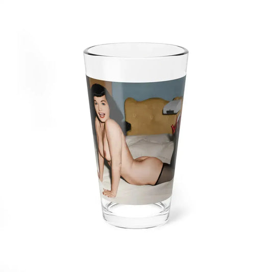 Bettie Page #66 (Vintage Female Icon) Pint Glass 16oz 16oz - Go Mug Yourself