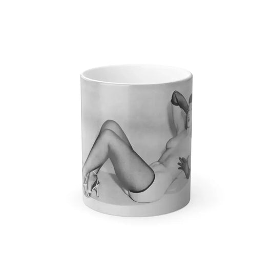 Bettie Page #661 (Vintage Female Icon) Color Changing Coffee Mug 11oz - Go Mug Yourself