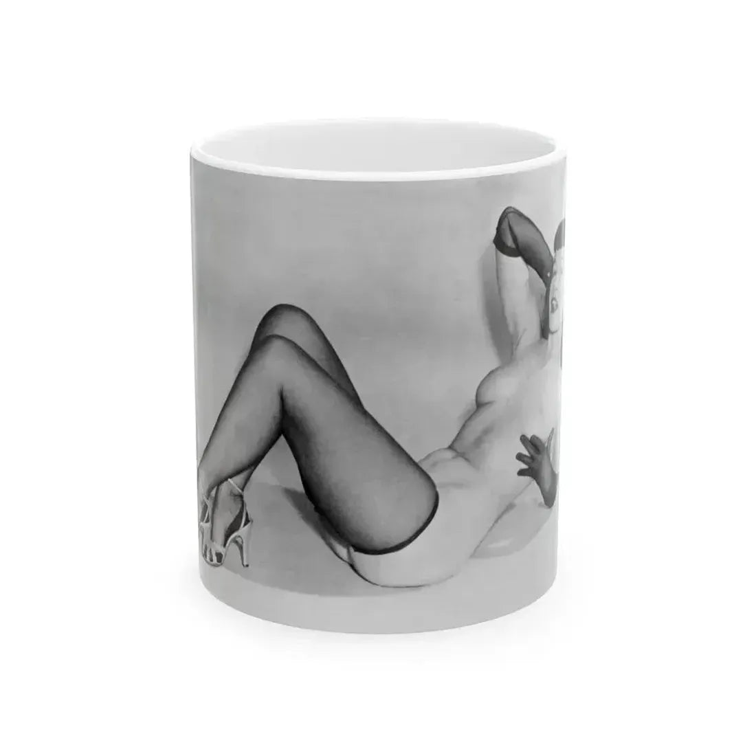 Bettie Page #661 (Vintage Female Icon) White Coffee Mug 11oz - Go Mug Yourself