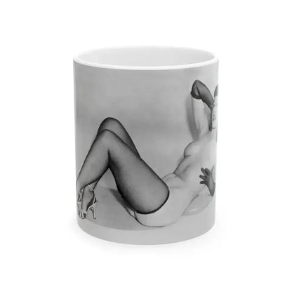 Bettie Page #661 (Vintage Female Icon) White Coffee Mug 11oz - Go Mug Yourself