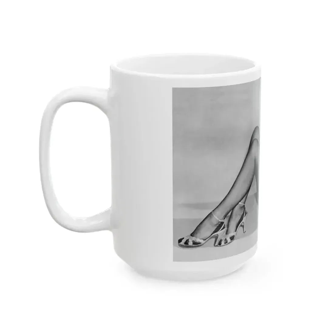 Bettie Page #661 (Vintage Female Icon) White Coffee Mug - Go Mug Yourself