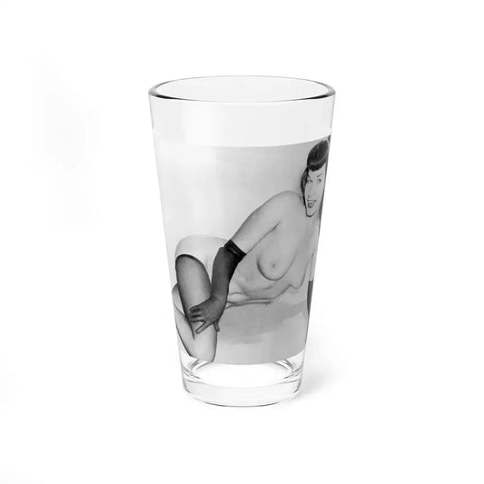 Bettie Page #663 (Vintage Female Icon) Pint Glass 16oz 16oz - Go Mug Yourself