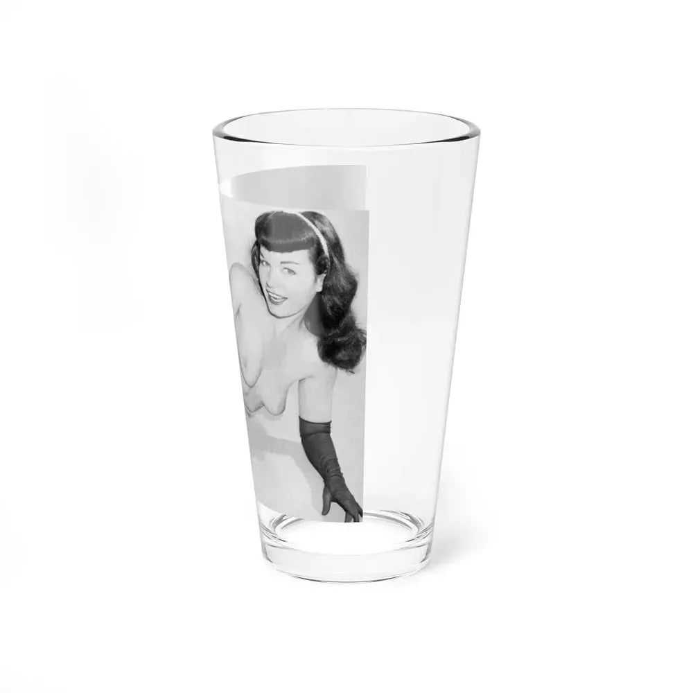 Bettie Page #663 (Vintage Female Icon) Pint Glass 16oz - Go Mug Yourself