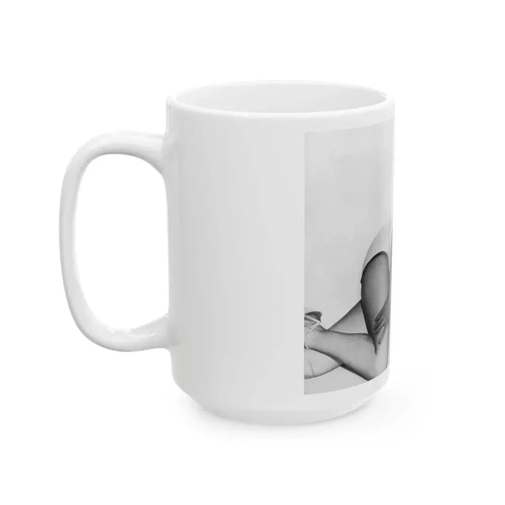 Bettie Page #663 (Vintage Female Icon) White Coffee Mug - Go Mug Yourself