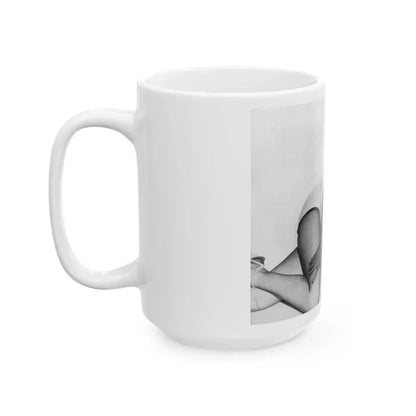 Bettie Page #663 (Vintage Female Icon) White Coffee Mug - Go Mug Yourself