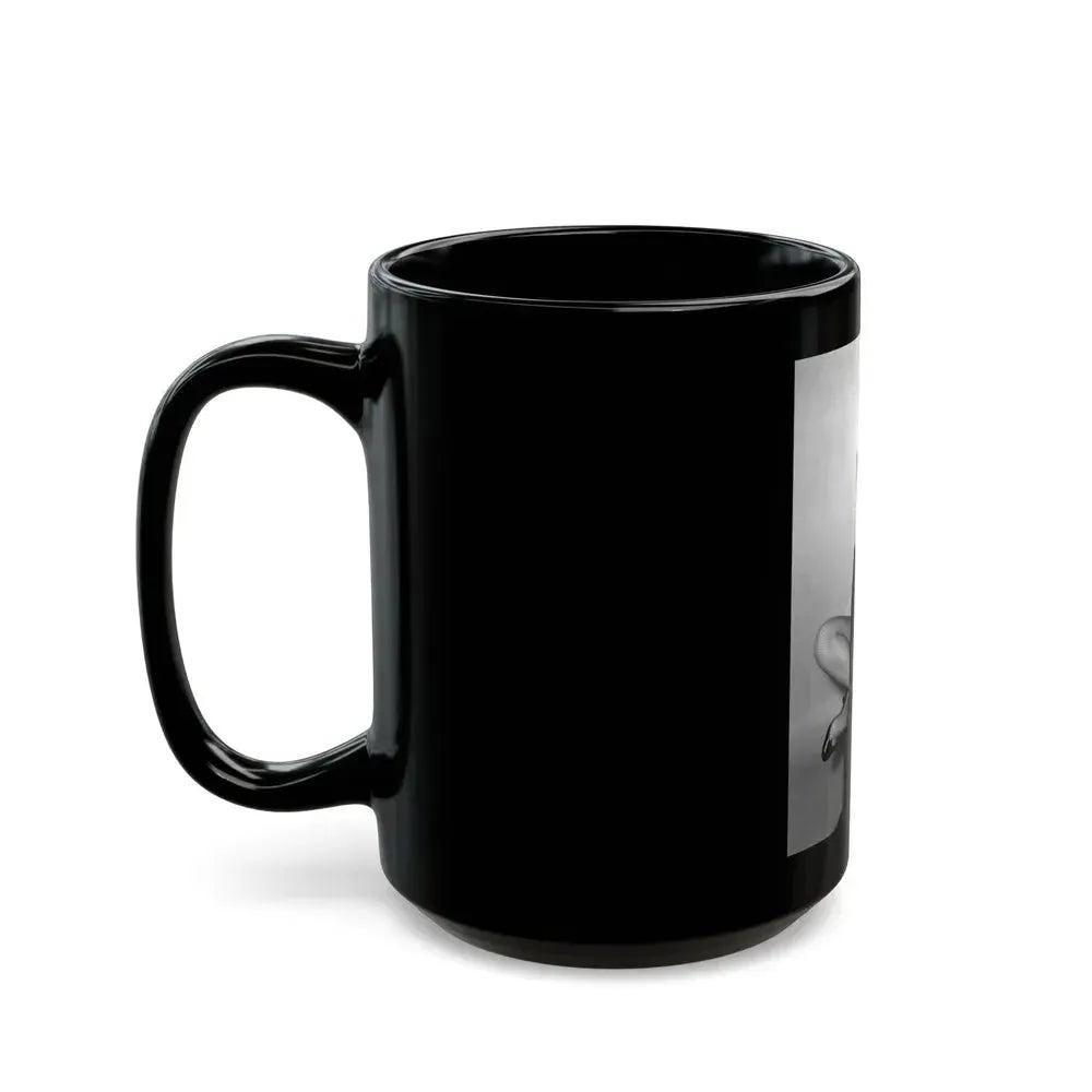 Bettie Page #664 (Vintage Female Icon) Black Coffee Mug - Go Mug Yourself