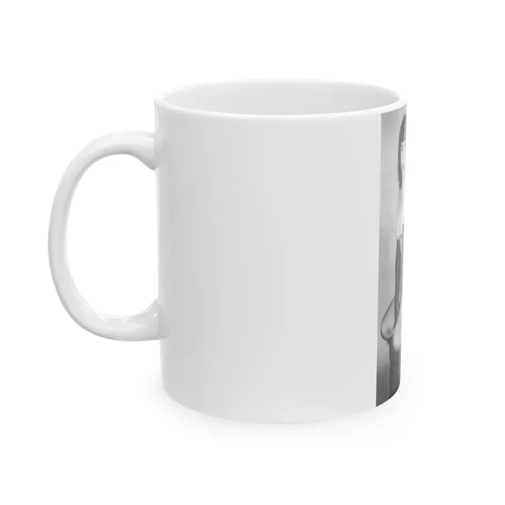 Bettie Page #665 (Vintage Female Icon) White Coffee Mug - Go Mug Yourself