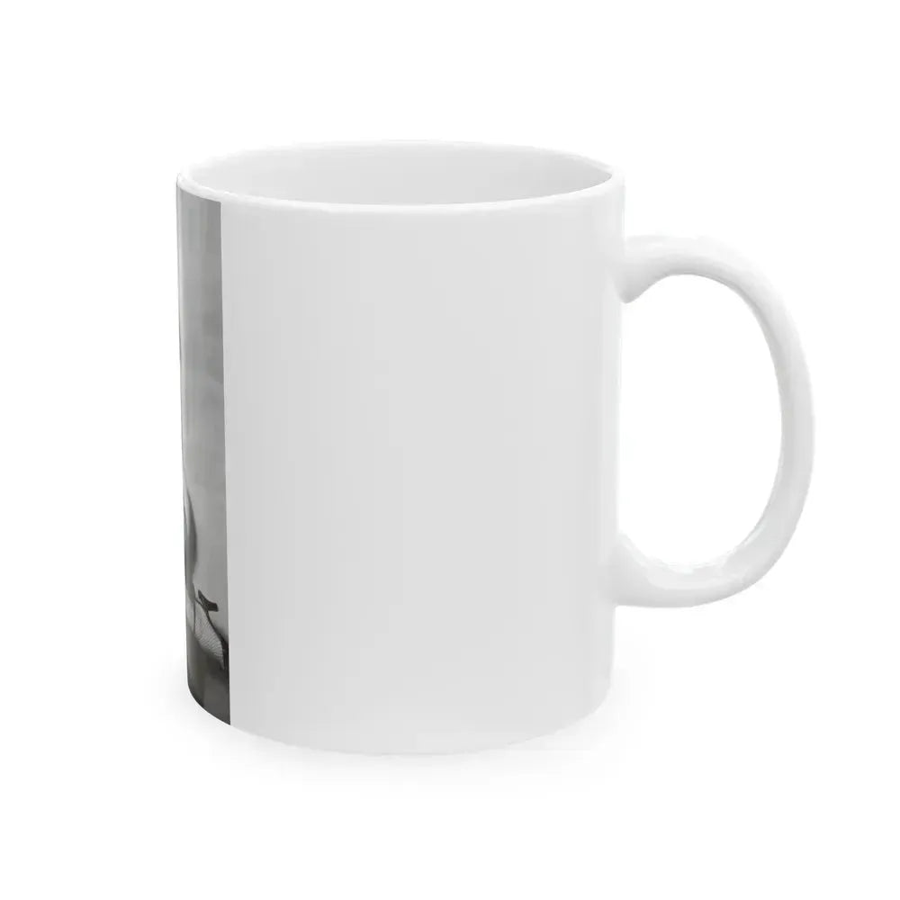 Bettie Page #665 (Vintage Female Icon) White Coffee Mug - Go Mug Yourself