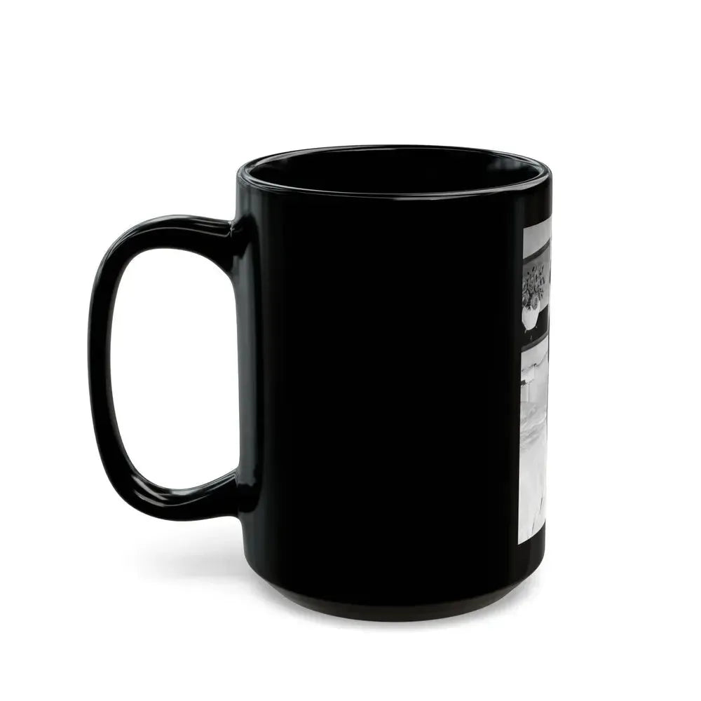 Bettie Page #666 (Vintage Female Icon) Black Coffee Mug - Go Mug Yourself