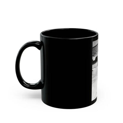 Bettie Page #666 (Vintage Female Icon) Black Coffee Mug - Go Mug Yourself
