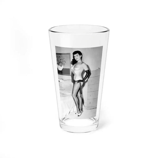 Bettie Page #666 (Vintage Female Icon) Pint Glass 16oz 16oz - Go Mug Yourself