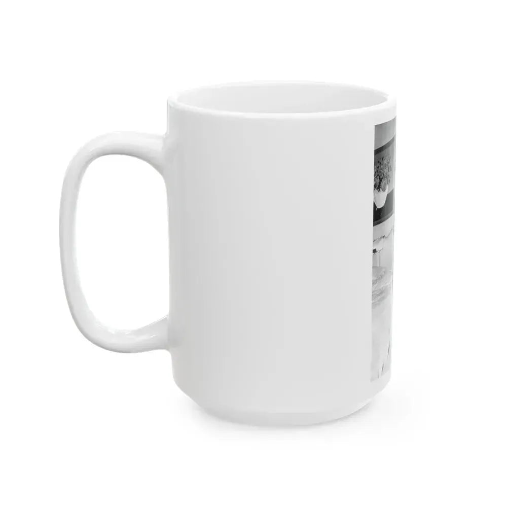 Bettie Page #666 (Vintage Female Icon) White Coffee Mug - Go Mug Yourself