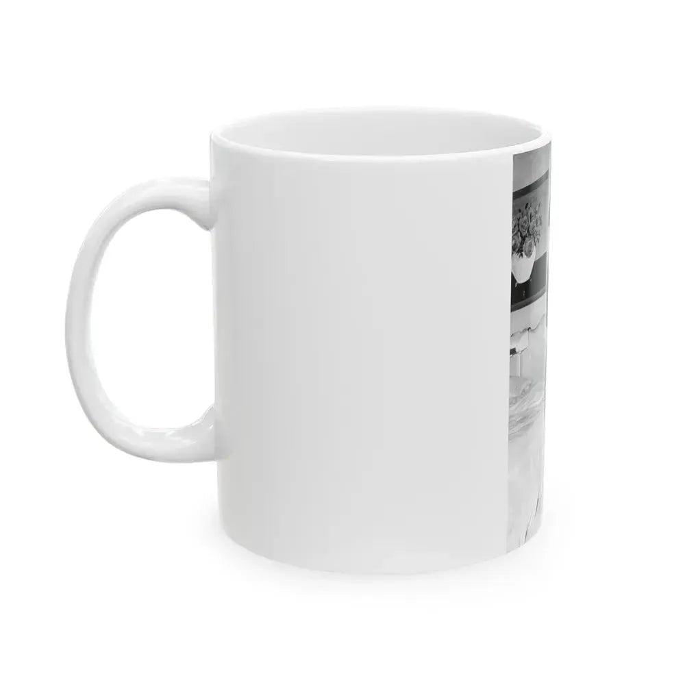 Bettie Page #666 (Vintage Female Icon) White Coffee Mug - Go Mug Yourself