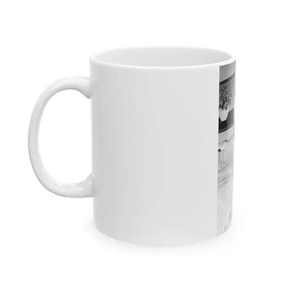 Bettie Page #666 (Vintage Female Icon) White Coffee Mug - Go Mug Yourself