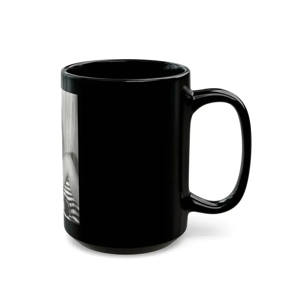 Bettie Page #667 (Vintage Female Icon) Black Coffee Mug - Go Mug Yourself