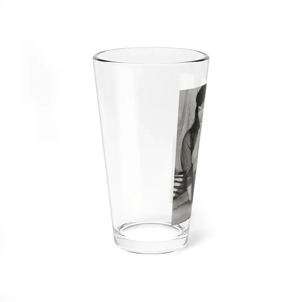Bettie Page #667 (Vintage Female Icon) Pint Glass 16oz - Go Mug Yourself