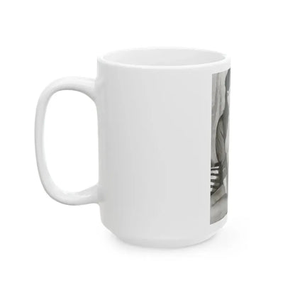 Bettie Page #667 (Vintage Female Icon) White Coffee Mug - Go Mug Yourself