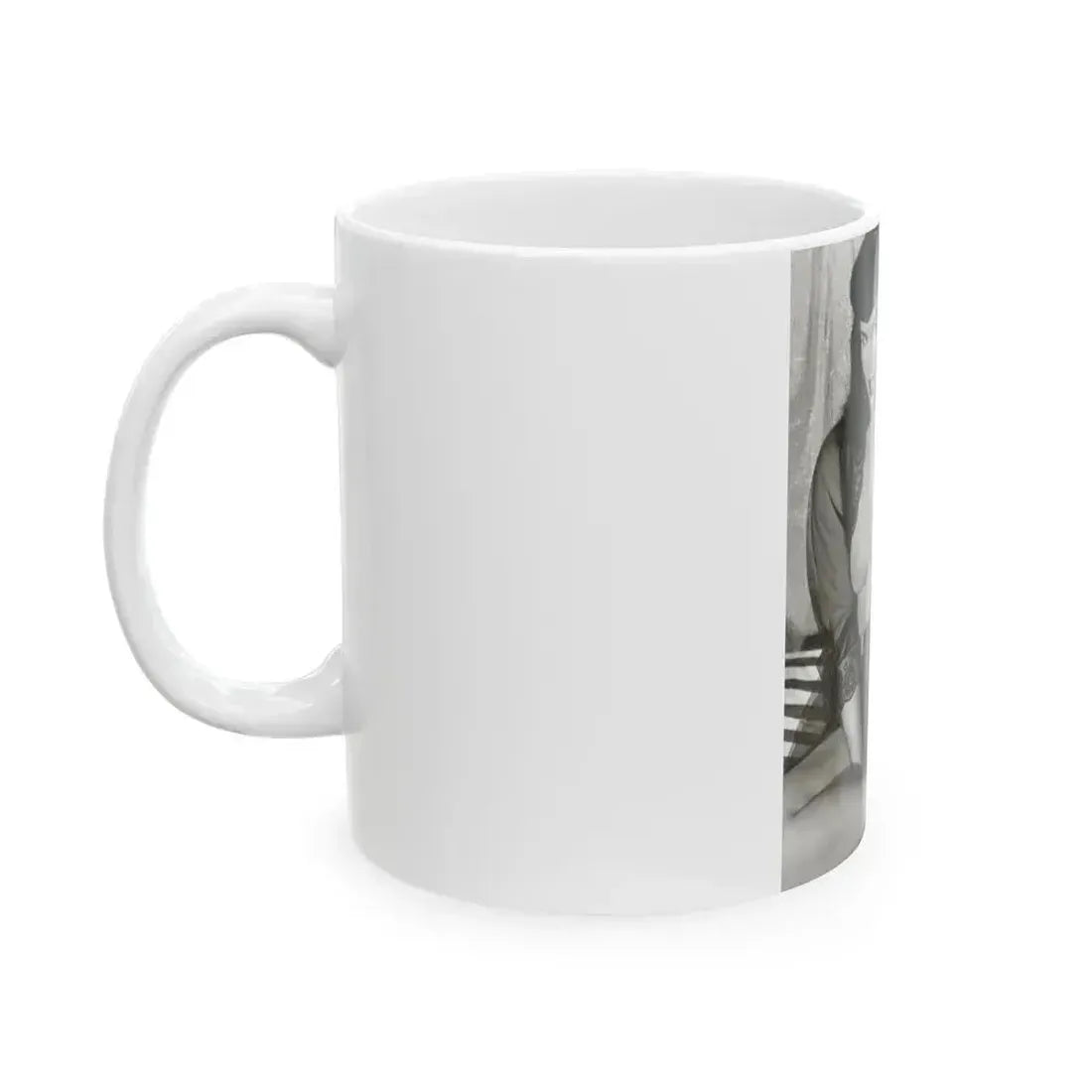 Bettie Page #667 (Vintage Female Icon) White Coffee Mug - Go Mug Yourself