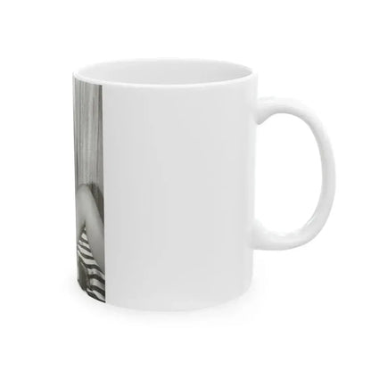 Bettie Page #667 (Vintage Female Icon) White Coffee Mug - Go Mug Yourself