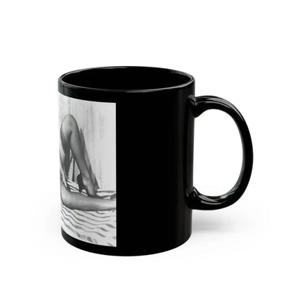 Bettie Page #668 (Vintage Female Icon) Black Coffee Mug - Go Mug Yourself