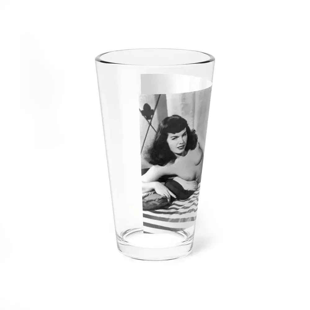 Bettie Page #668 (Vintage Female Icon) Pint Glass 16oz - Go Mug Yourself