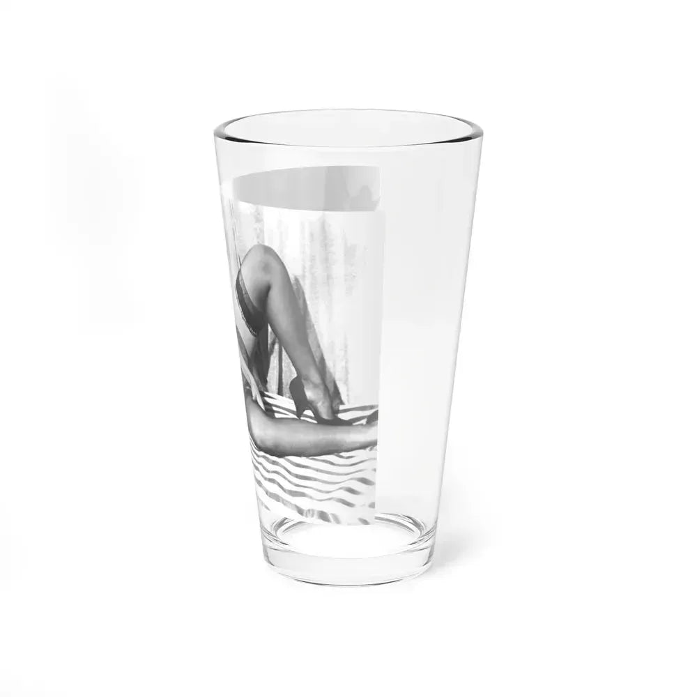Bettie Page #668 (Vintage Female Icon) Pint Glass 16oz - Go Mug Yourself