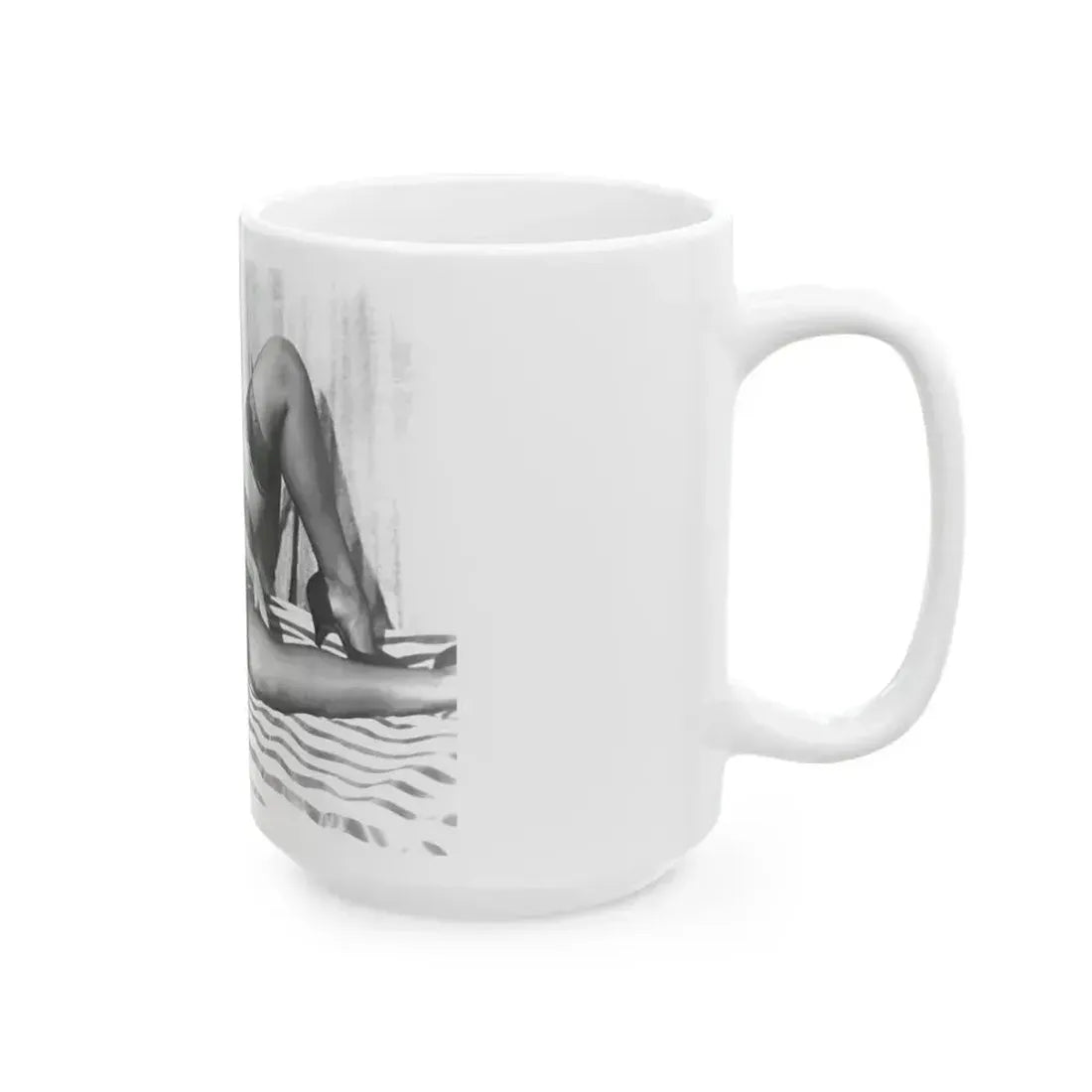 Bettie Page #668 (Vintage Female Icon) White Coffee Mug - Go Mug Yourself