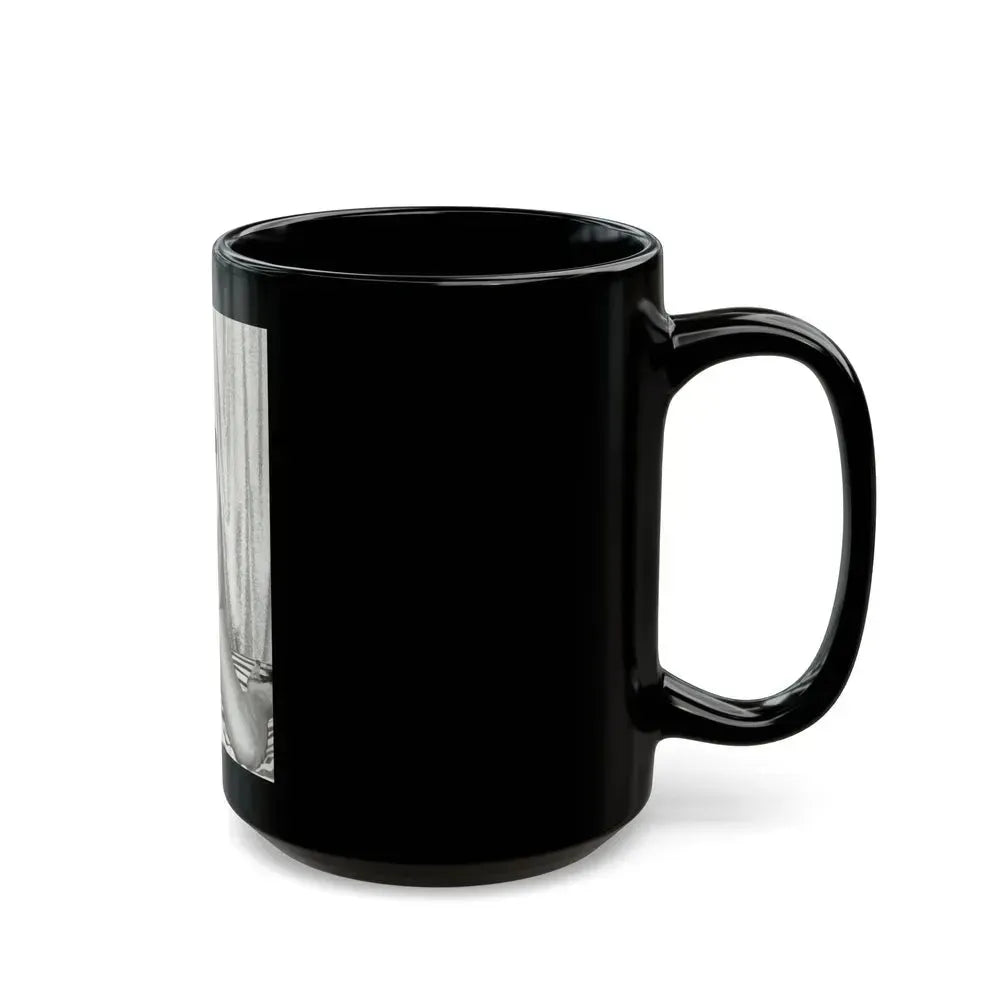 Bettie Page #669 (Vintage Female Icon) Black Coffee Mug - Go Mug Yourself