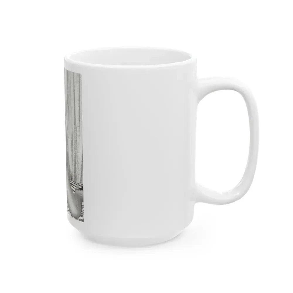 Bettie Page #669 (Vintage Female Icon) White Coffee Mug - Go Mug Yourself