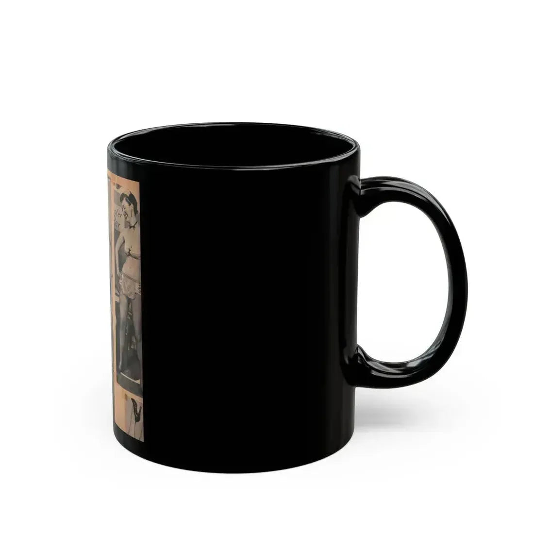 Bettie Page #68 (Vintage Female Icon) Black Coffee Mug - Go Mug Yourself