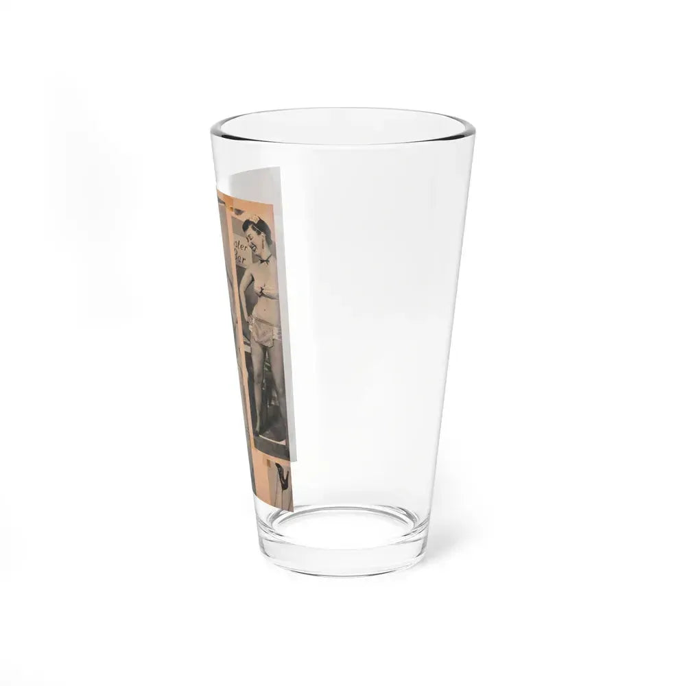 Bettie Page #68 (Vintage Female Icon) Pint Glass 16oz - Go Mug Yourself