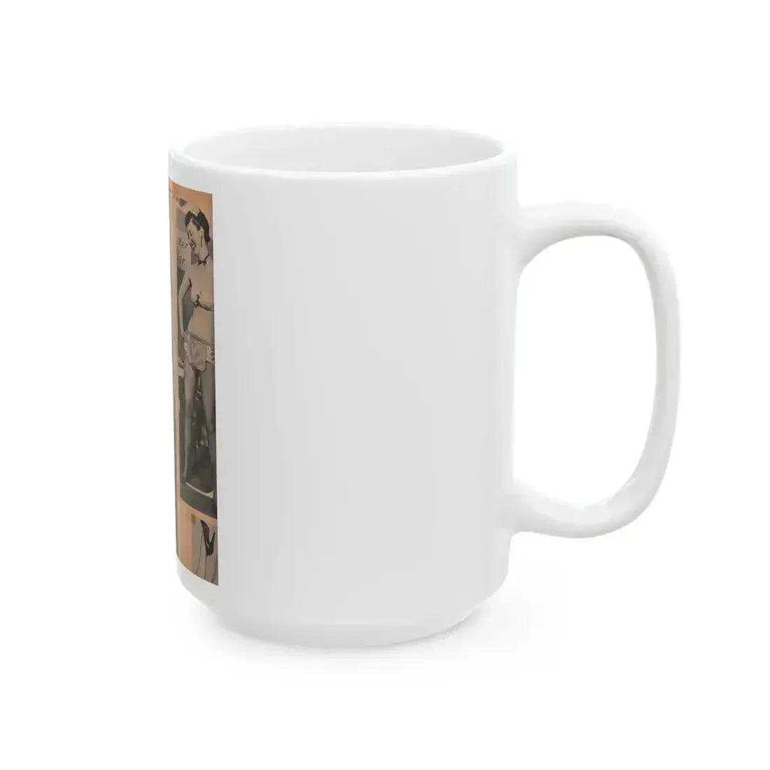 Bettie Page #68 (Vintage Female Icon) White Coffee Mug - Go Mug Yourself